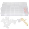 Plastic Thread Storage Box 36 Compartments Bobbin Winder Kit Floss Organizer Box For DIY Sewing