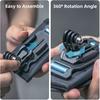 360 Rotation Bag Backpack Shoulder Strap Mount Holder for GoPro Hero 13 12 11 10 9 DJI Action 5 Pro 4 Insta360 X4 X3 Holders