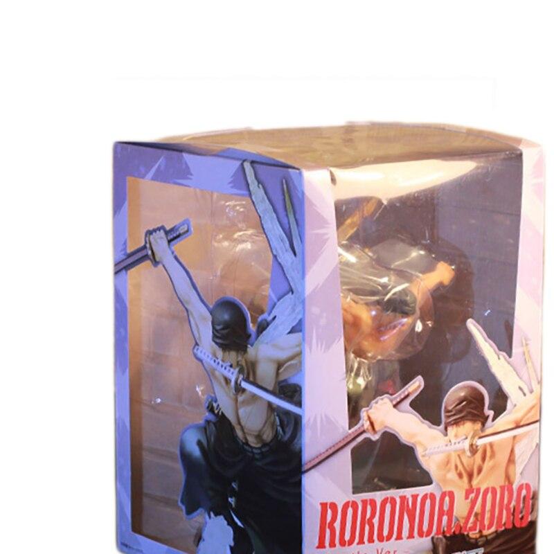 One Piece Fighting Zoro 17cm Luffy Figma Model Movable Action Figure Anime Archetype Movie Cartoon Collectible Toy Doll Gift