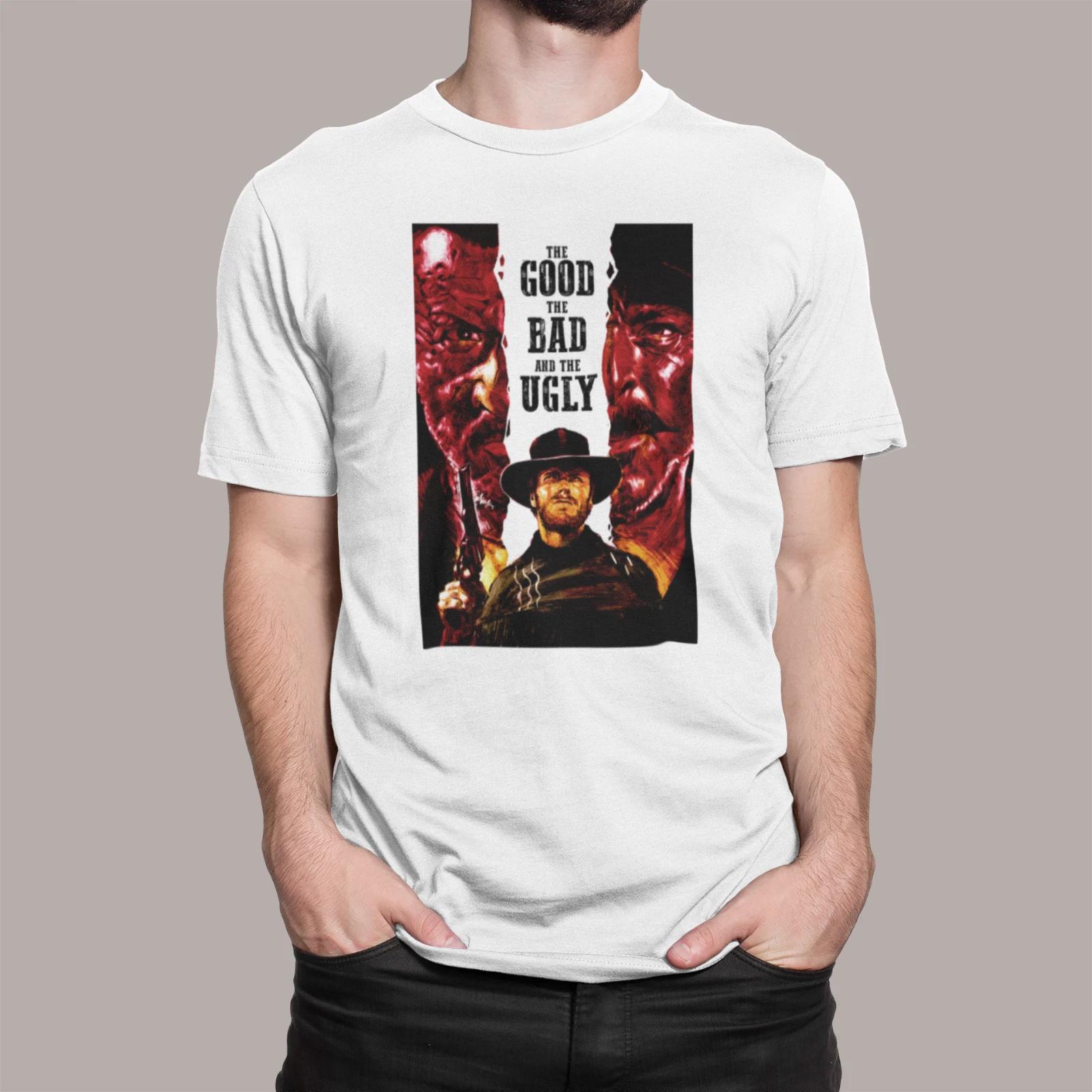 THE GOOD THE BAD & THE UGLY T-shirt CLASSIC MOVIE SPAGHETTI WESTERN ADULTS KIDS M