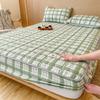 Unprinted Cotton Mattress Three-piece Set of Padded Cotton Thickened All-inclusive Simmons Mattress Protective Cover Non-slip