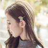Elegant Leaves Hollow Out Hairpin Slide Clip Women Fashion Accessory Decor
