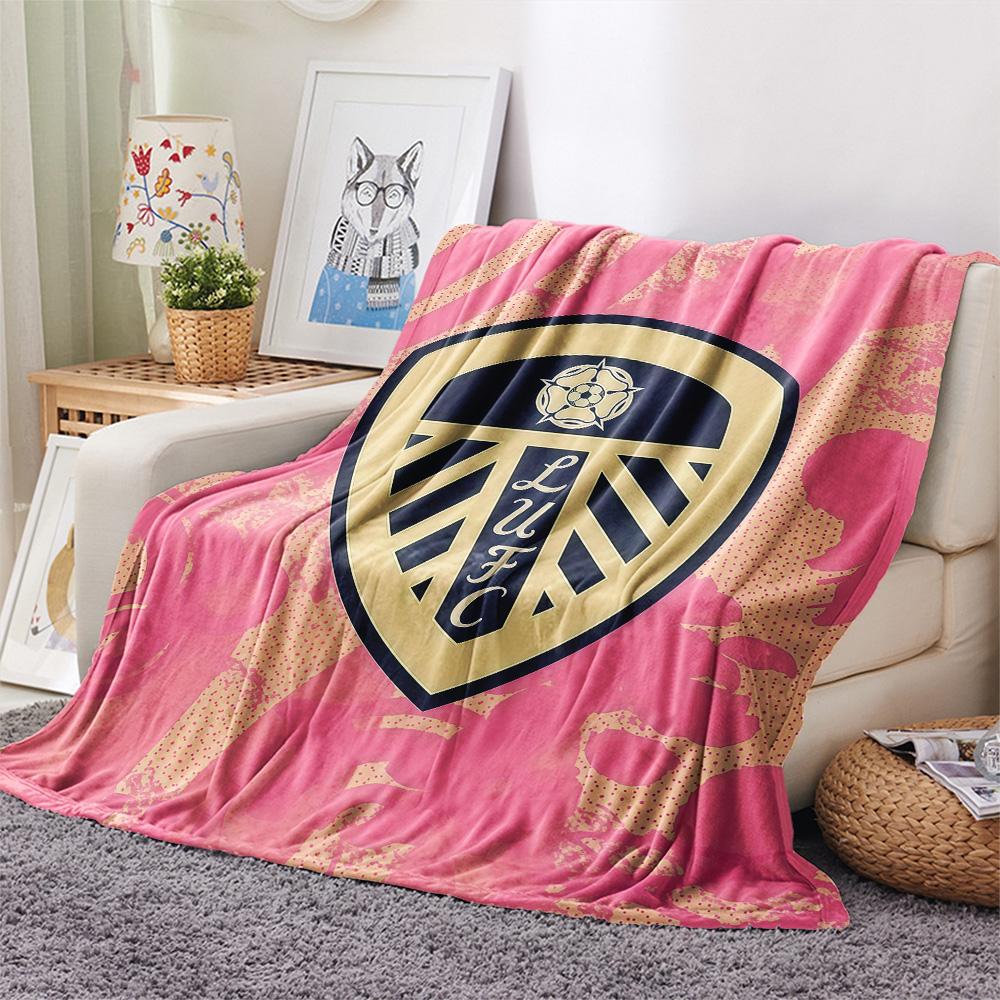 Leeds United Flanelldecke, Hohe Qualität, Bequem für alle Jahreszeiten, Heimdekoration, Wärme und Komfort