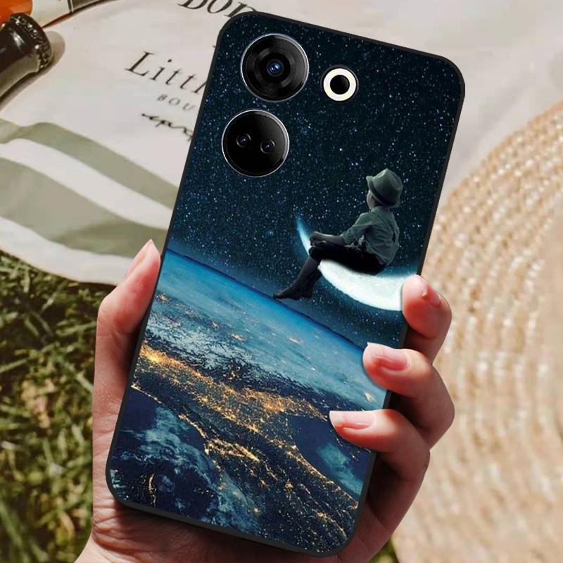 Für Tecno Camon 20 4G Hülle Silikon Rückseite Handyhülle für Tecno Camon 20 Pro 5G Hüllen Camon20 Pro 4G Weiche Bumper Coque Hülle