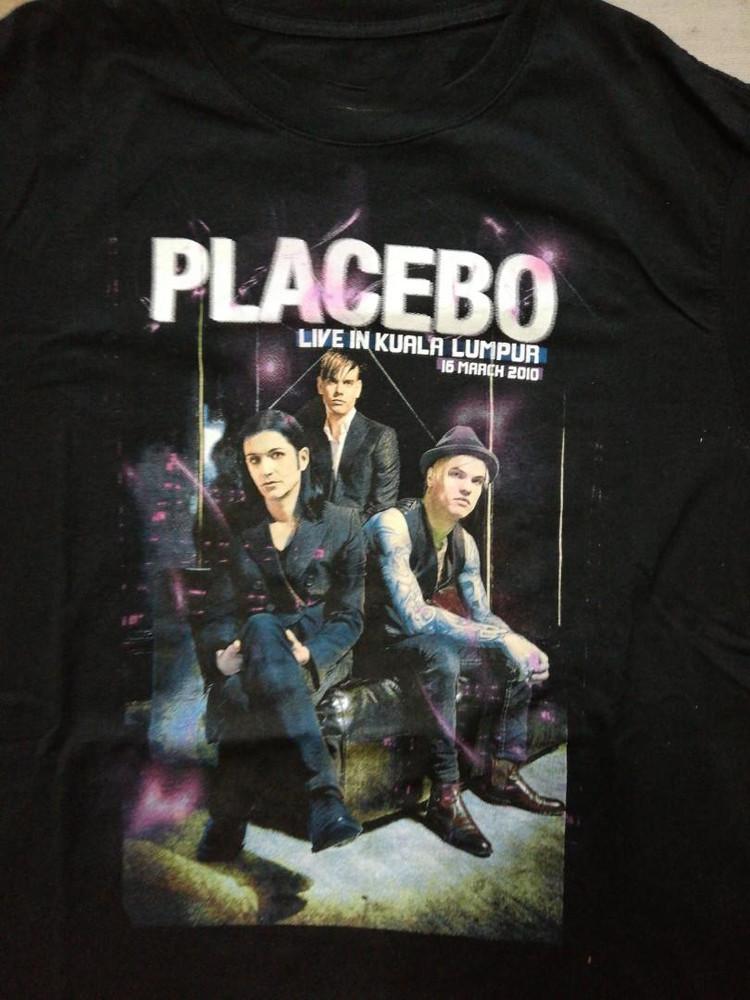 Placebo Band Schwarzes T-Shirt Baumwolle Vollständige Größe Unisex S-5XL Unisex T-Shirt