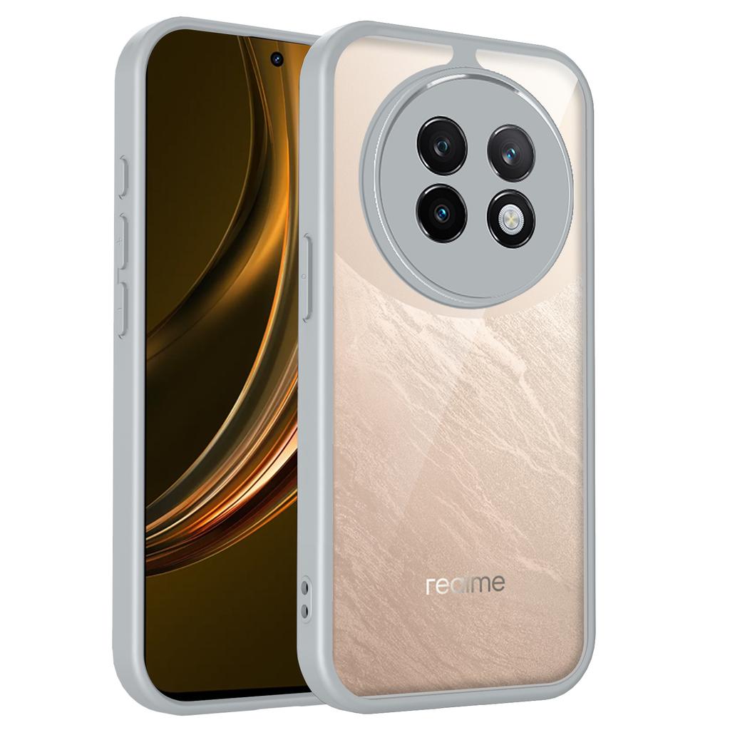 Für Realme 12 Hülle Realme 12X Handyhülle Realme 12 Pro Plus Cover 12 + 4G Air Cushion Silikon Stoßfänger Klare Matte Rückseite Hart