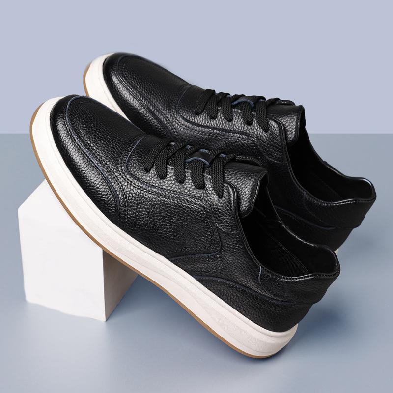 New men's casual shoes leather breathable men's board shoes leather shoes men's shoes