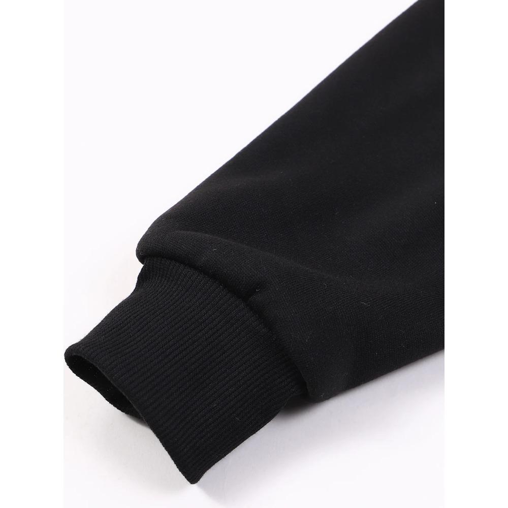 Solid Color Casual Hoodie For Female Pocket Creative Hoody All-Match Street Clothes Womens Fleece Unisex Pullovers