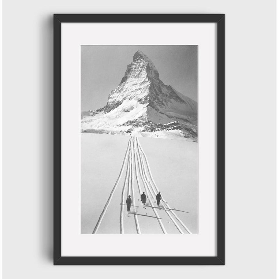 Vintage Ski Photo Print Road Gap Skier Jumps Girls Car Canvas Painting Winter Sports Skiing Art Poster Ski Home Lodge Wall Decor