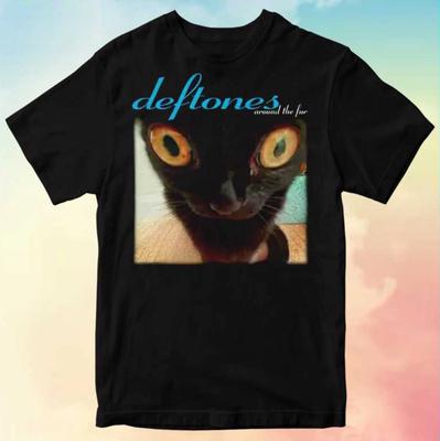 Deftones Around The Fur Cat Unisex 100% Cotton T-shirt Mens Tees Top