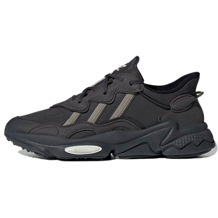 Adidas Originals Ozweego Fabric Sports Casual Slip-Resistant Breathable Low-Top Lifestyle Shoes Unisex sneaker Black H04240