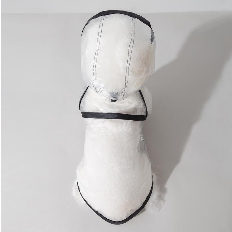 

Дождливая погода одежда для щенка двухлапое водонепроницаемое пончо плюшевый мишка золотистый ретривер большая средняя и маленькая собака прозрачный плащ для питомца 8XL (recommended weight 70-40 kg) прозрачный