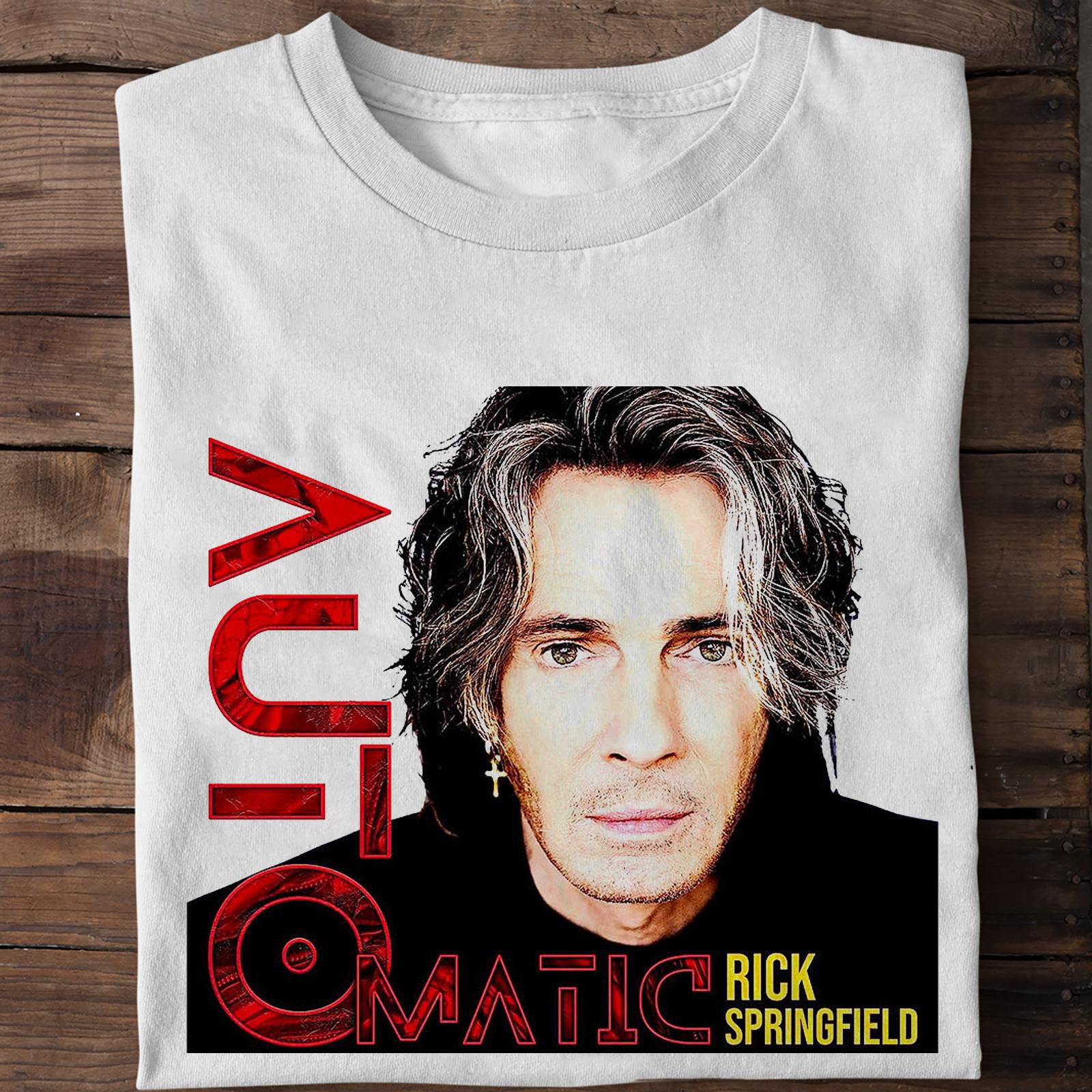 Rick Springfield Automatic Gift For Fan White All Size Shirt XL