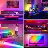 Tiras de Luces de Ambiente de Fondo RGB 5050 Color Bluetooth 5v Set de Luces TV Mesita de Noche Barra Luz de Ambiente Decoración de Iluminación