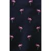 Used [New] [COLORATA] Colorata Flamingo Necktie (145 x 8.5cm NavyDots 100% Silk Jacquard Weave) Animal Bird Polka DotAnimal Gift Present 0