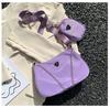 Women's Solid Color Underarm Bag Shoulder Bag Casual Bag Crossbody Mother-in- Bag