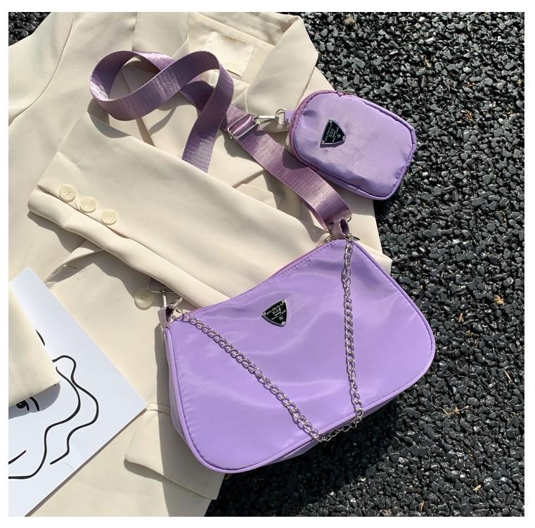 Women's Solid Color Underarm Bag Shoulder Bag Casual Bag Crossbody Mother-in- Bag