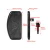 Wide Adjustable Front Motorcycle Footboard Aluminum with