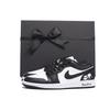 Air Jordan 1 Leather Slip Resistant Coverage Balance Impact Resistant Low Top Vintage Basketball Shoes Men's 553558-131(Team59-SBOX)
