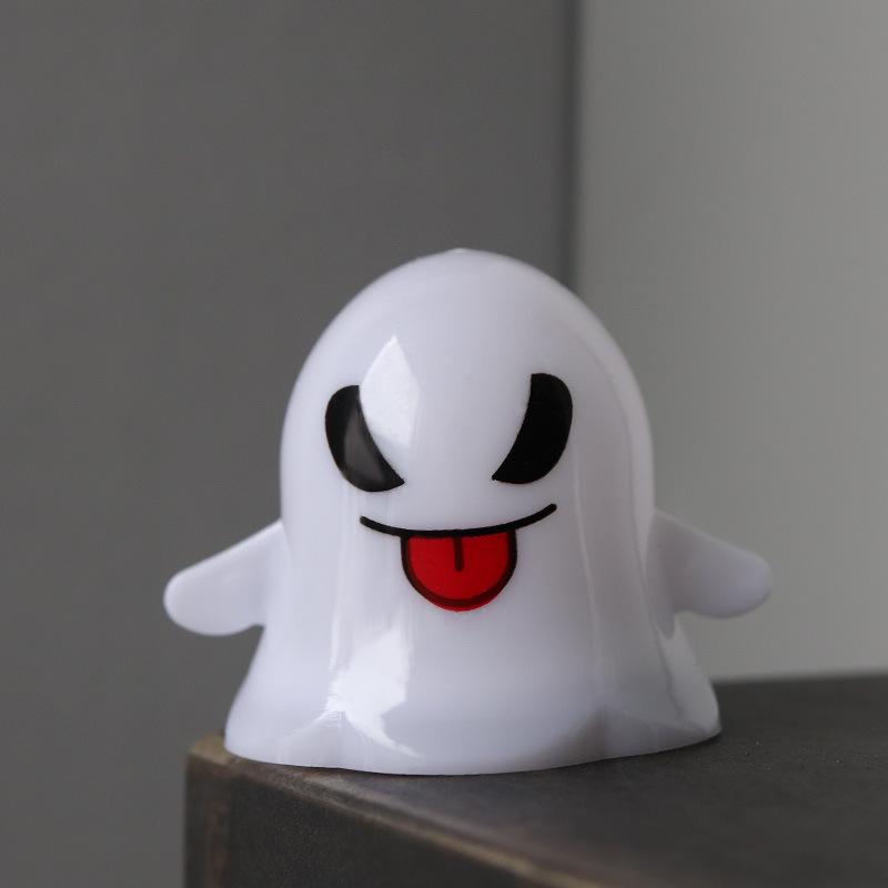 Halloween Ghost Night Light LED Cartoon Decorative Colorful Tabletop Decoration Ghost Party Happy Halloween Party Decor Ghost