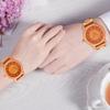 Fashion Men's Wooden Watch Multi-functional Quartz Movement Elegant Blend of Nature and Technology for Women Watch