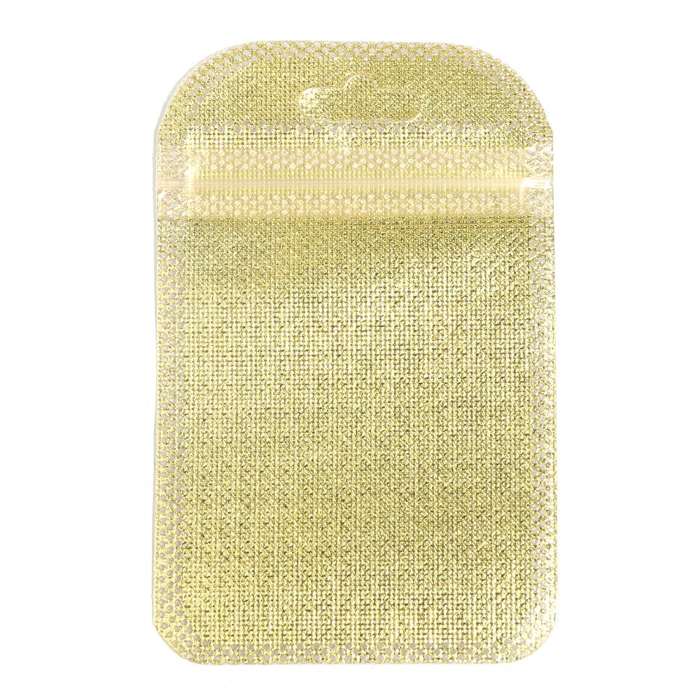 20pcs Iridescent Ziplock Bags Colorful Laser Nail Cosmetic Plastic Package Bag For Jewelry Storage Bracelet Earrings Package Bag