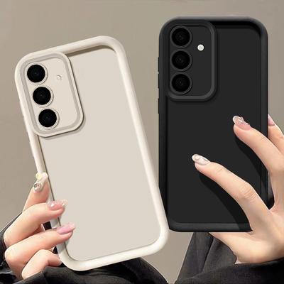 Candy Solid Color Phone Case For Samsung S25 S24 FE S23 Ultra S22 Plus S21 S26 A17 A57 A56 A55 A36 A16 A26 A35 A15 A54 A53 A52 A34 A14 5g Case Cover