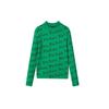 Fila Casual Warm Knitted Sweater Women Sweater Dark-Tea-Green F11W144407F-GN