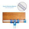 Stainless Adjustable Punch Locator Cabinet Hardware Jig Drilling Positioning Anchor Guide Woodworking Tool for Door