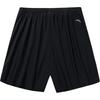 Anta Basketball Series Solid Color Logo Mid-Waist Comfortable Breathable Loose Five-Point Casual Shorts Men shorts Black 152431336-1
