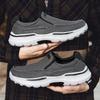 Men's Slip-On Canvas Shoes - Old Beijing Style, Thick Sole, Available in Extra Large Sizes up to 48