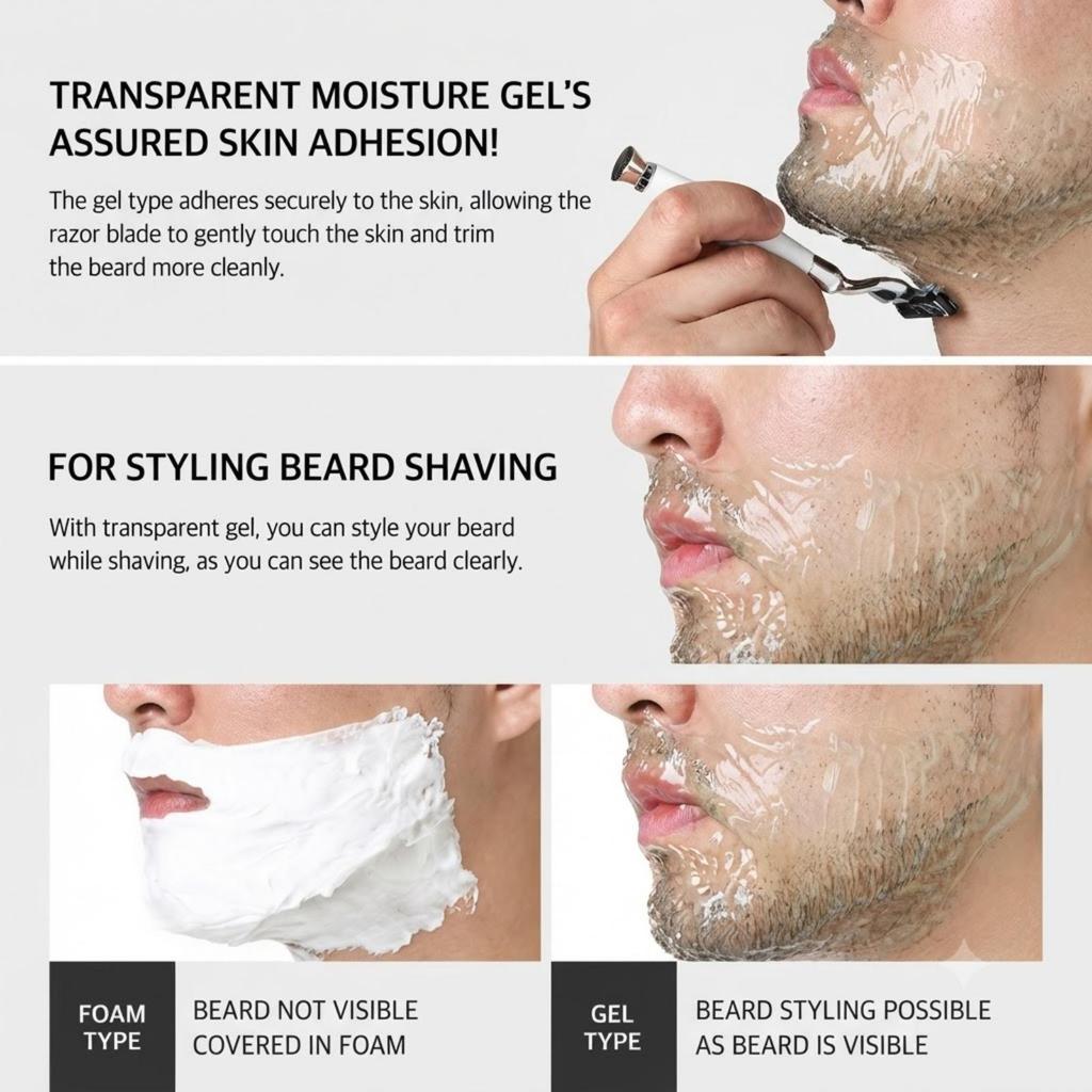 Gatsby Shaving Gel Moist Type 205g