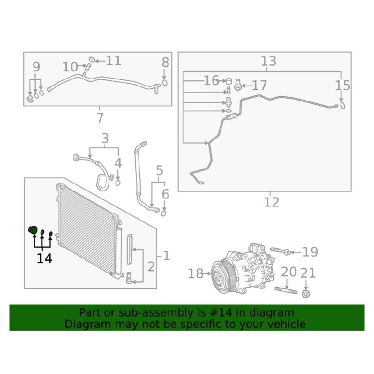 Air Conditioner Pipe Clamp Hard Line Lock Fastener Clip 887181E150 Easy To Install for Safe and Secure Hose Attachment