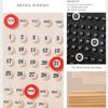 1pc modern minimalist style  creative perpetual calendar  desk calendar  office desktop decoration home decoration