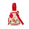High-End Christmas Apple Candy Canvas Gift Box and Bag