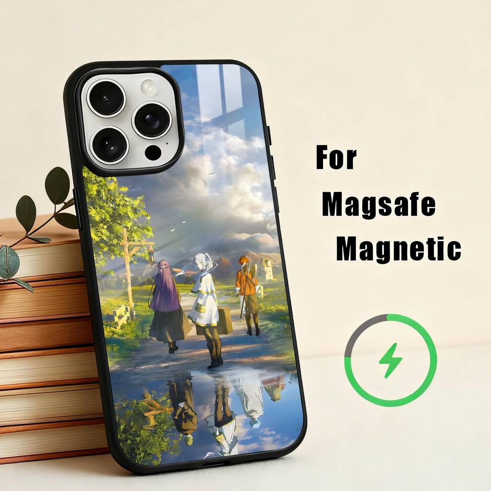 

Manga Frieren Beyond Journeys End Phone Case For iPhone17,16,15,14,13,12,11 Plus,For Magnetic Wireless Charge Cover iPhone11PRO