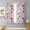 2pcs Cute Love Gnome & Heart Curtains, Perfect for Valentine's Day Window Decor, Whimsical Home Bedroom Living Room Decor