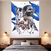 Kyrie Irving Dallas Mavericks 2 Basketball Collage Art Poster Blue Star