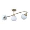 Bevio 3 Pendant Lamp E27 Antique Brass Italux Pnd-40692-3-Ab
