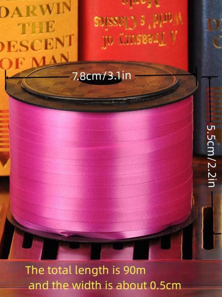 Wedding Wedding Ceremony Arrangement Balloon Ribbon New House Decoration Balloon Tie Rope Gift Wrapping Ribbon 100 Yards 1 Roll