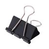 10 pcs Black Metal Binder Clips Notes Letter Paper Clip Binding Securing clip