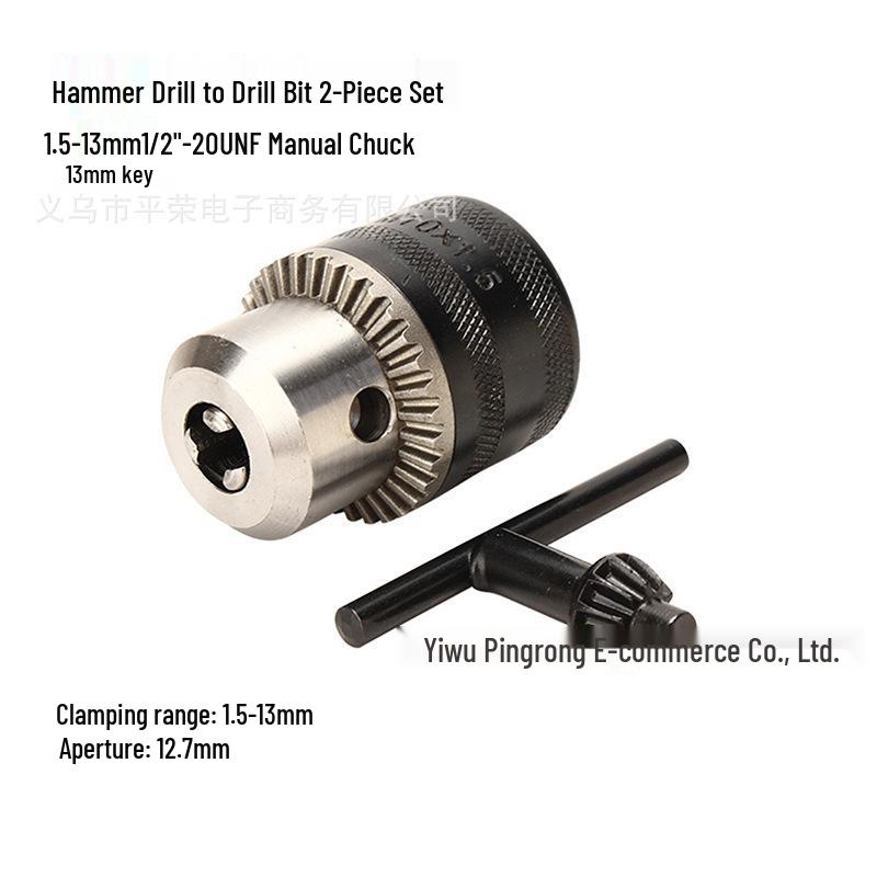 Hammer Drill Accessories: Impact Drill Wrench Converter, Hand Drill Chuck Adapter, Square/Round Shank Rod