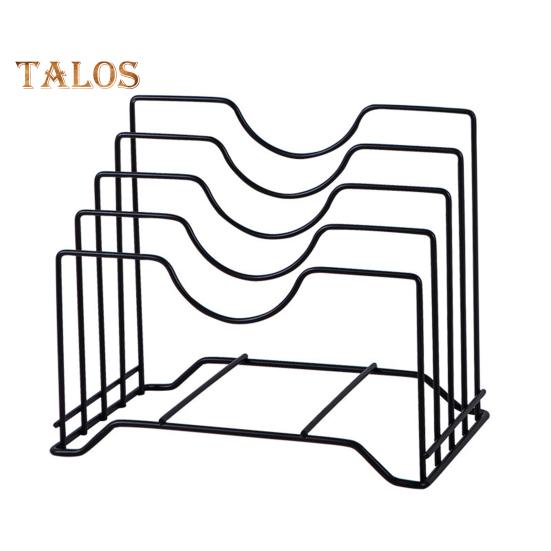 

Подставка для крышки кастрюли, кухонный органайзер для сковородок, высокая устойчивость, многофункциональный, экономящий место, кухонный противень, держатель для разделочной доски чёрный