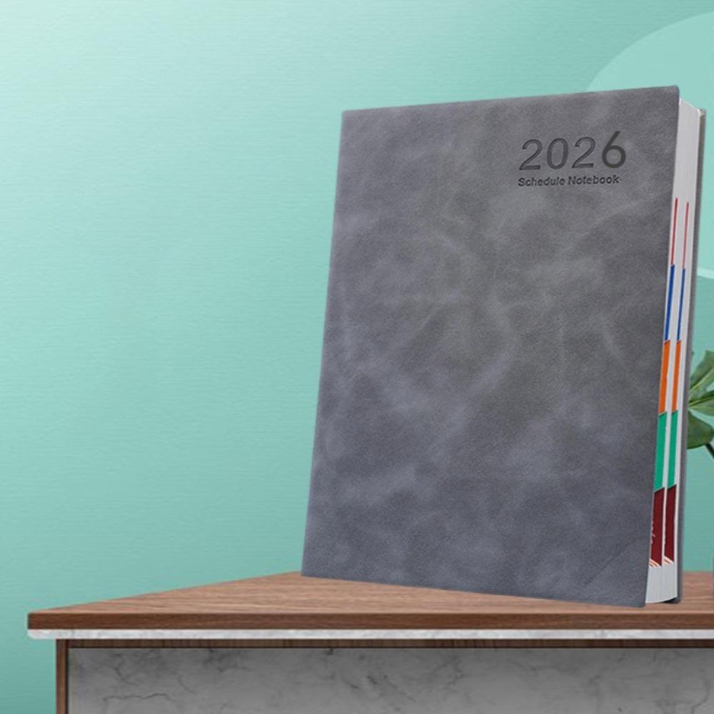 Planner Reminder 2026 Agenda Book A5 Daily Planner Portable Calendar Book  Office Supplies