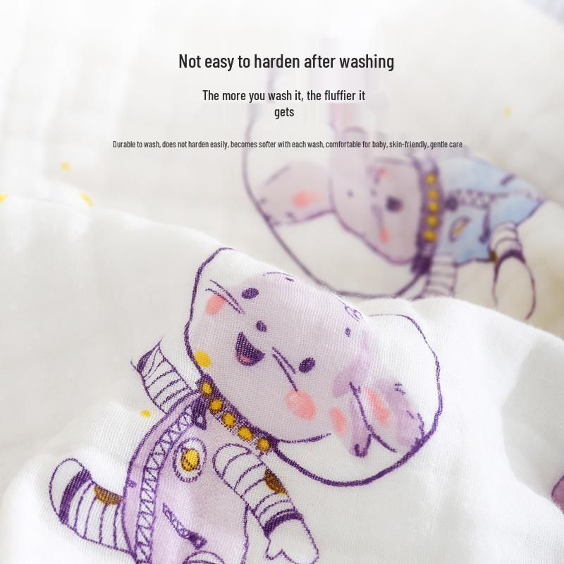 Pure Cotton Gauze Baby Towel & Swaddle Blanket