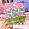 Cute PET Quiet Book Stickers Handmade Educational 3D Sticker Book Cartoon Cartoon DIY Stickers for Children