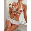 Hot New Sexy Nurse Cosplay Lingerie Hot Nurse Uniform Erotic Lingerie Sexy Costumes Set for Women Sexy Nurse Uniform Skirt