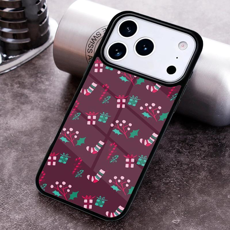 Christmas Cartoon New Year Phone Case For iPhone 17 16 15 14 13 12 11 Pro Max Plus 17Air Soft Silicone Cover