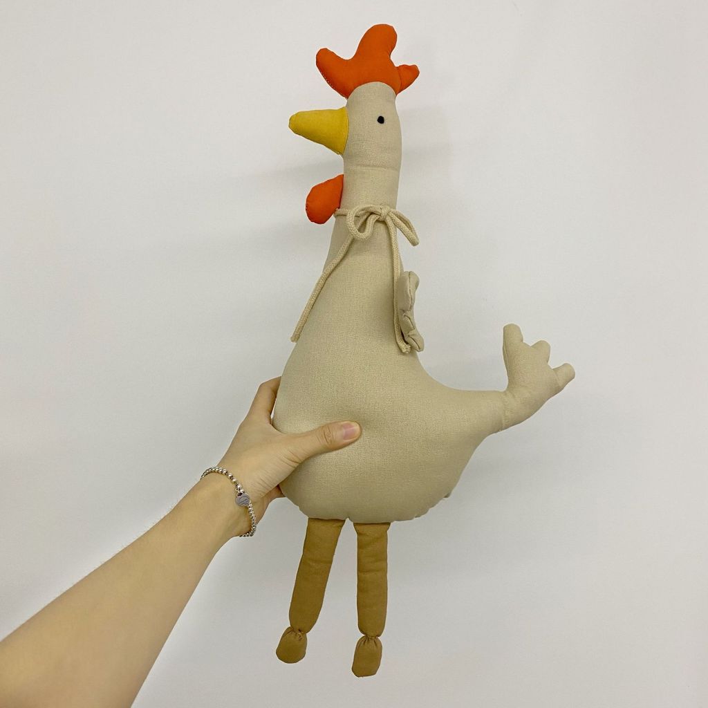 Süßer Cartoon-Gans Hahn Ente Hirsch Plüschtier Puppe Kissen Kinder Begleiter Spielzeug Für Baby Spielen Und Fotografie