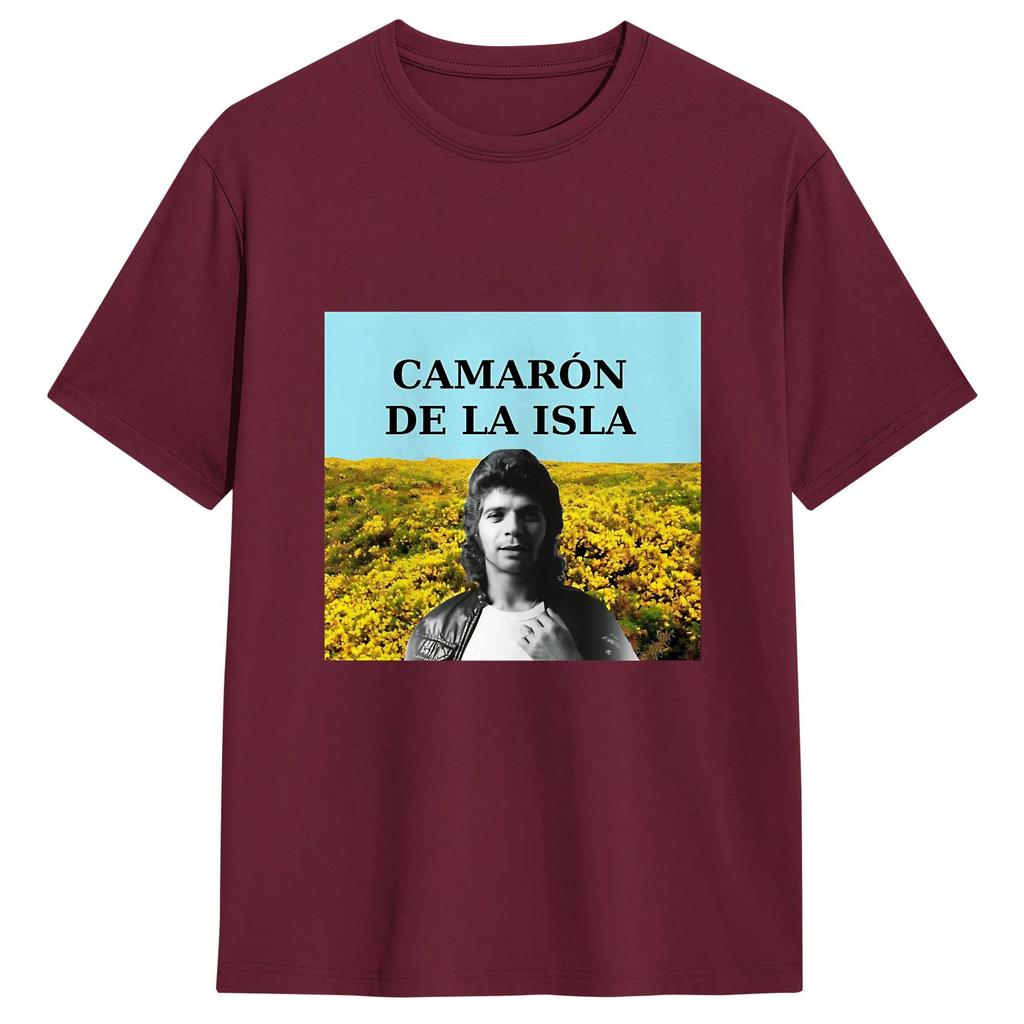 Camarone De La Isla Camiseta Playa Harajuku Camisetas Unisex 100 Algodón Cómodo Top Camisetas Manga Corta Ropa de Calle Tops